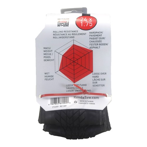 Kenda Konversion Pro 120tpi Fold 24x1.75 BMX Bicycle Tire w/ Keychain (Single) - Picture 5 of 9