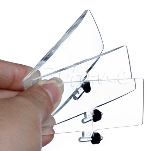 Folding Eyeglass Clip On Flip Magnifying Loupe Glass Handsfree Precise Magnifier - Picture 8 of 8
