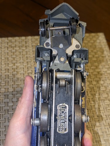 Lionel Postwar 2037 Lokomotive 2-6-4 blau getestet, funktioniert Standlicht  - Bild 18 von 19