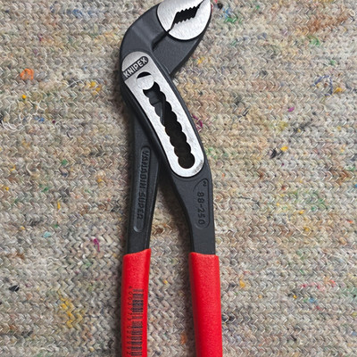 KNIPEX Alligator Wasserpumpenzange 250 mm verstellbar schwarz/rot 88 250