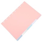 5Pcs Daily Use Binder Dividers Office Binder Tabs Household Tab Dividers Book