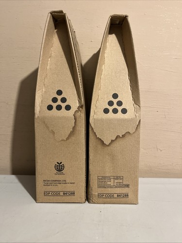 2 Genuine BLACK Ricoh Savin Toners MP C7500 C7570 LD275C 841288 READ - Picture 2 of 7