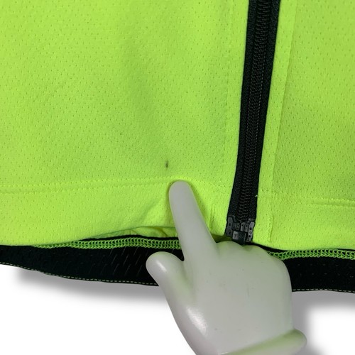 Pearl Izumi Quest Cycling Jersey Mens Medium Hi Vis Full Zip Screaming Yellow - Picture 4 of 17