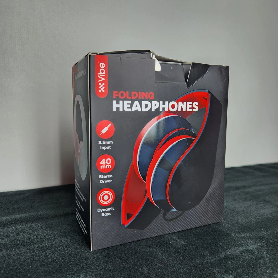 Auriculares plegables con cable Vibe 3,5 mm nuevos Foto 3 de 4