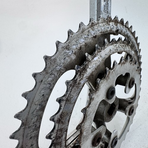 Vintage Shimano Exage 500CX FC-M500 Crankset 170 110 BCD Taper Japan Triple A25 - Picture 17 of 22