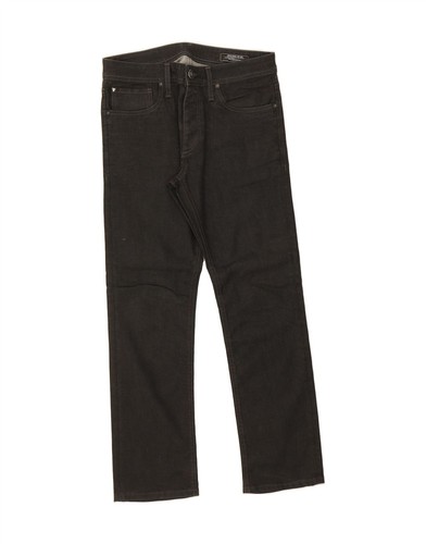 Jeans uomo dritto JACK & JONES W32 L30 cotone nero WO04