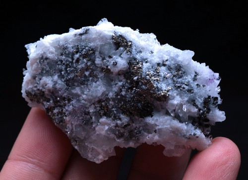 Natural Rhodochrosite FLUORITE Quartz Crystal Cluster Rare Mineral Specime - Picture 15 of 15