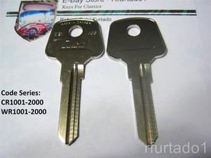 Key Blank For Vintage Triumph Spitfire Tr6 Jaguar See Code Series