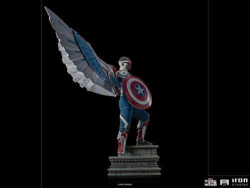 1/4 Captain America Sam Wilson Complete Version Statue Iron Studios 909663 - Picture 10 of 10