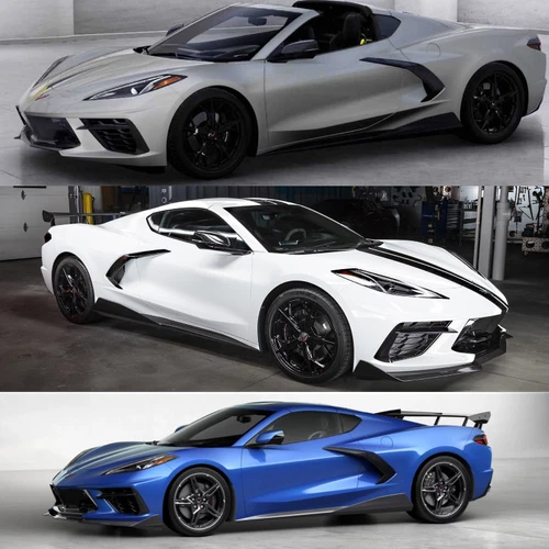 Carbon Flash 5VM Style Side Skirts Extension Rocker Panel For 20-24 Corvette C8 - Picture 3 of 10