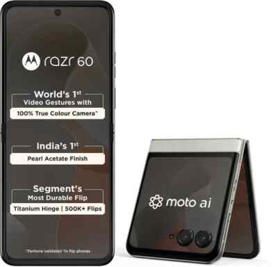 MOTOROLA Razr 60 (Lightest Sky, 256 GB 8 GB RAM)Dimensity 7400X