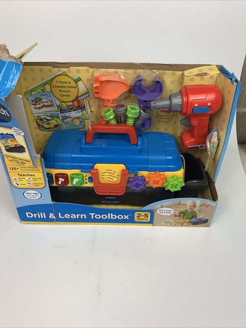 VTech 80-178200 Drill and Learn Toolbox Toy for sale online | eBay