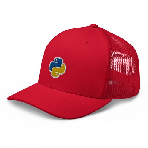 Python Trucker Cap ingeniero programador software desarrollador codificador regalo sombrero - Imagen 8 de 10