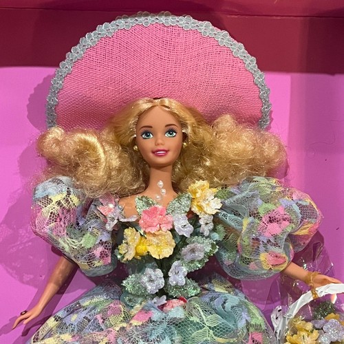 Neu im Karton! Vintage 1994 Mattel Spring Bouquet Barbie Puppe - nie aus der Verpackung genommen - Bild 6 von 16