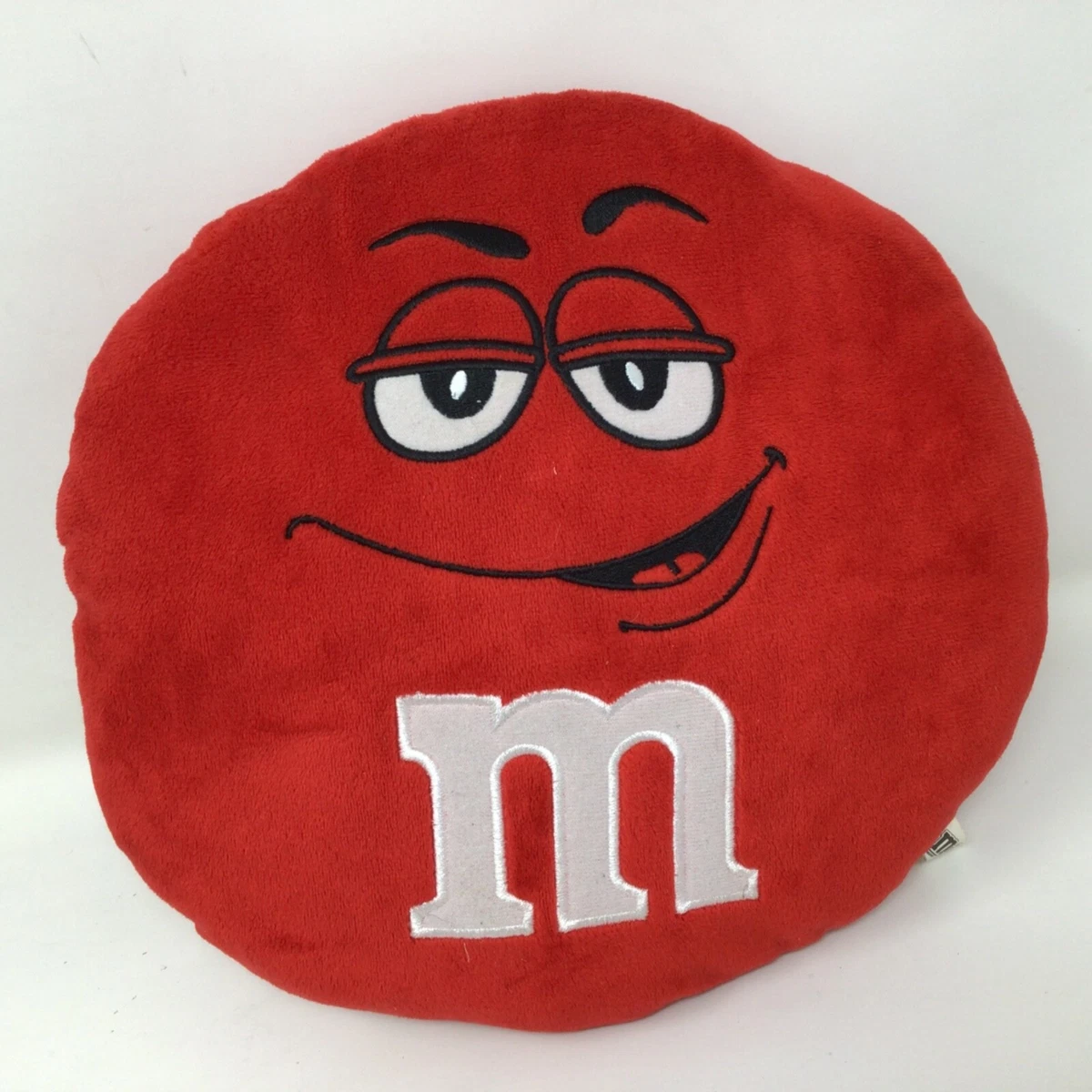 Red M & M Plush 2017 Toy Factory 10" Pillow and Bonus 5