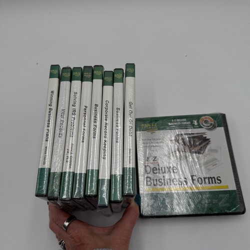 E-Z Deluxe Business Forms + 8 Made E-Z Guides Set | Small Business Start-Up Kit