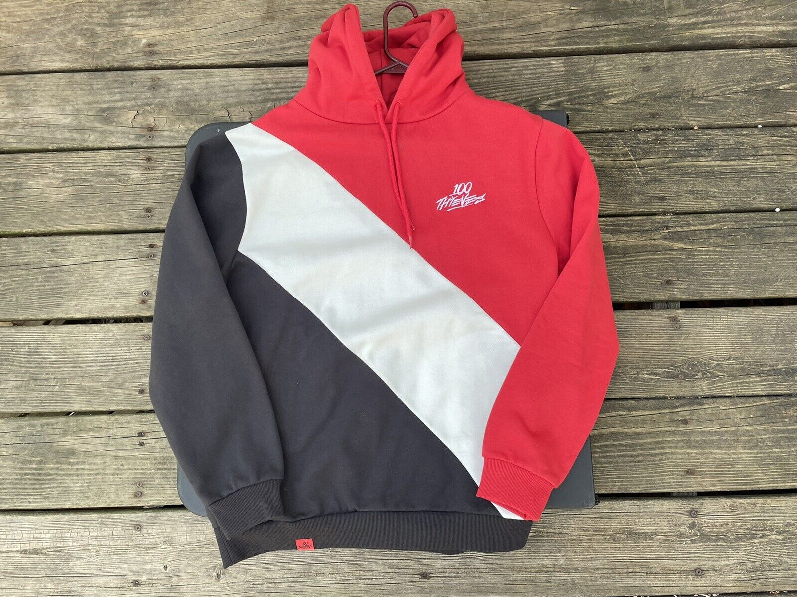 Limited Editon Rare 100 Thieves TRI COLOR HOODIE Medium | eBay