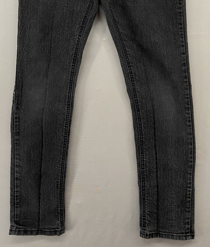 Levis 511 Jeans YOUTH BOYS 16 SLIM 28x28 Straight Black Medium Wash Stretch - Picture 3 of 20