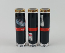 3 PACK REVLON SUPER LUSTROUS GLASS SHINE LIPSTICK 014 GLARING CORAL