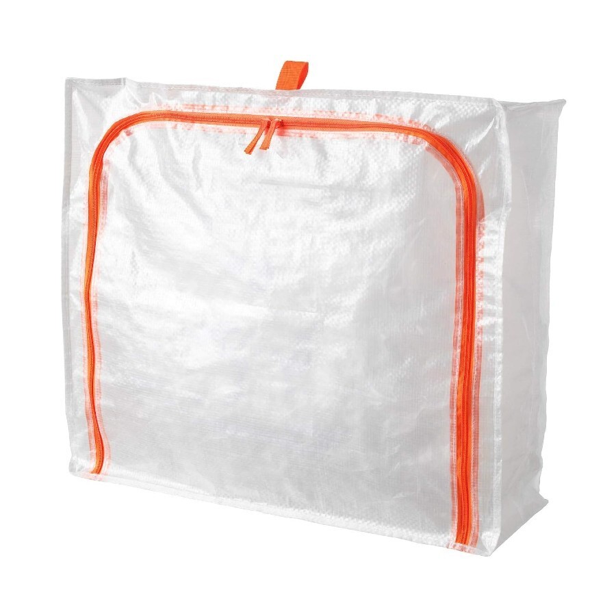 2 x Ikea Parkla Storage Bag Zip Closure Folds Flat with Top Access Durable 71 L eBay