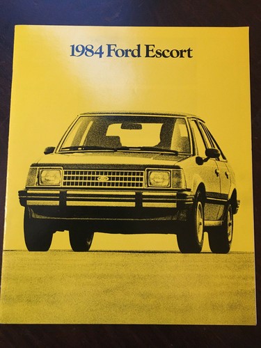 1984 Ford Auto Sales Showroom Brochure, lot of 6, Mustang, Tempo, T-Bird, Escort - Picture 4 of 12