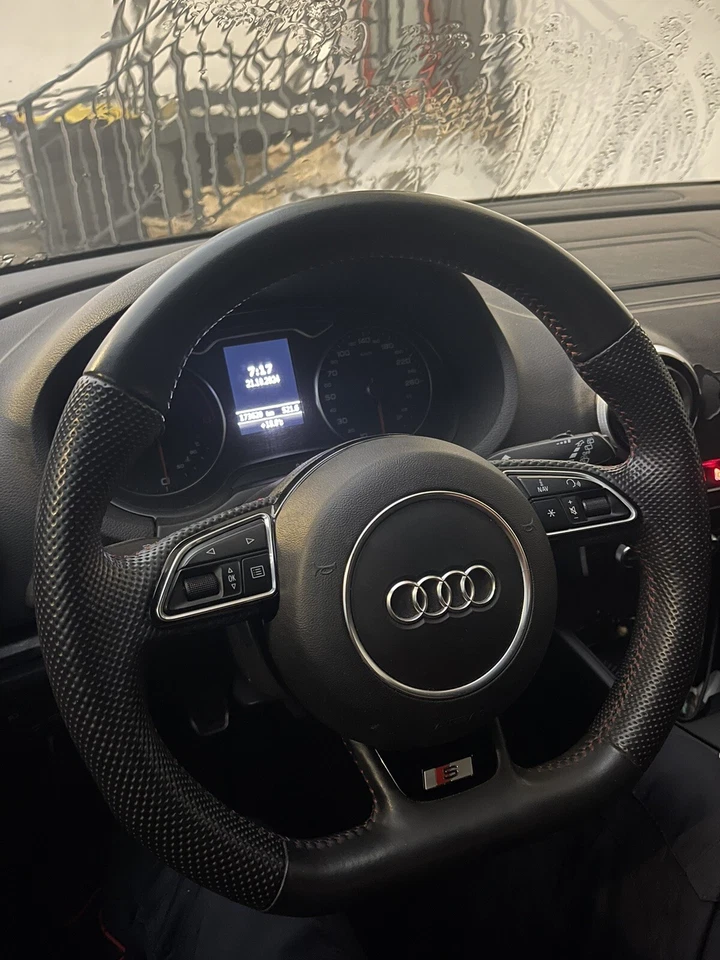 volante audi a3 8v 8Y tagliato S-line Tagliato 3 Razze - Immagine 4 di 4