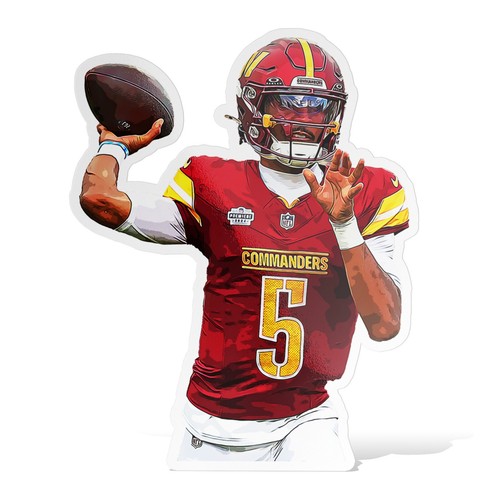 Jayden Daniels Washington Commanders Glossy Sticker Vinyl Laminate Self Adhesive - Bild 1 von 7