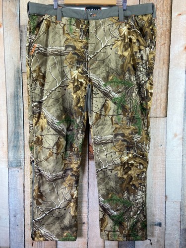 Nomad Camo Mossy Oak Fleece Sherpa gefütterte Jagdhose Herren Größe 4XL XXXXL braun