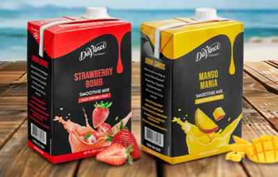 DaVinci Gourmet Real Fruit Smoothie Mixes 48 oz (select flavor below)