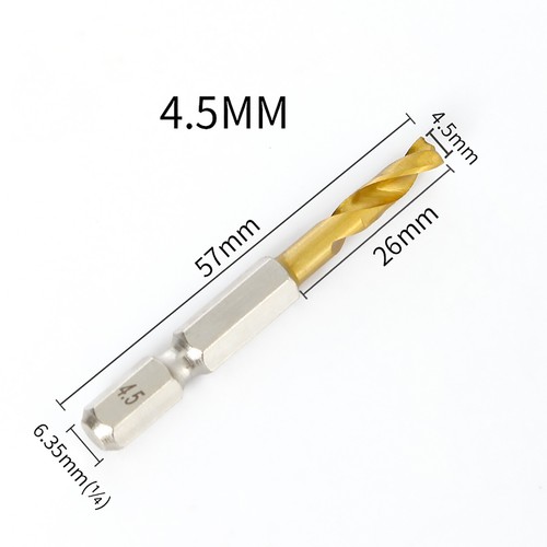 HSS Bohrer Satz mit Sechskantschaft 1/4 Metallbohrer Spiralbohrer 1.5mm Bis 13mm - Bild 20 von 38