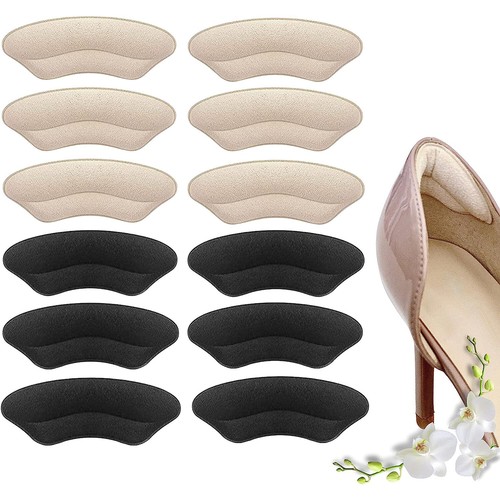 2Pairs Non-Slip Fabric Shoe Pads Cushion Liner Grip Back Heel Inserts Insoles US - Picture 12 of 21