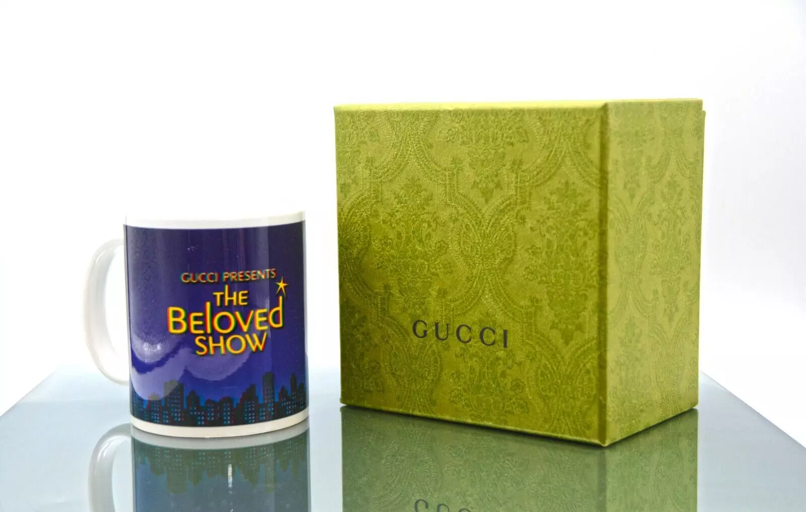 Tasse à café GUCCI The Beloved Show accessoires d'origine avec boîte bleue bonne