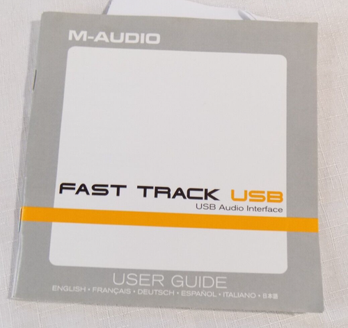 M-Audio Fast Track USB Record Guitar & Mic Vocals Audio Interface WIN/MAC - Picture 9 of 12