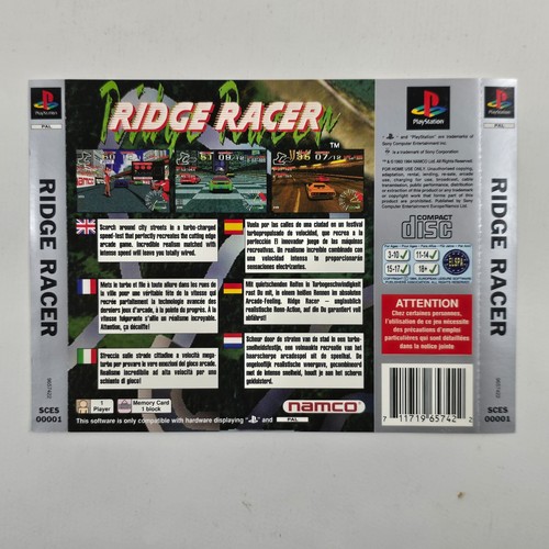 PS1 Playstation 1 Tapa Trasera Incrustación Repuesto Papeleo Original - Imagen 26 de 34