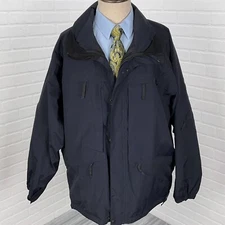 5.11+ Tactical Coat Mens XLarge Blue Full Zip Nylon 48001 Heavy Utility Jacket