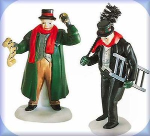 Department-56-Town-Crier-amp-Chimney-Sweep-Dickens-Village-Accessories