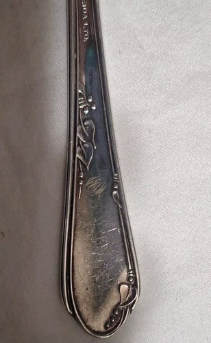 Vtg Wm. A Rogers A1 PLUS Oneida Ltd MEADOWBROOK Serving SPOON Silver-Plate 8" - Picture 11 of 12