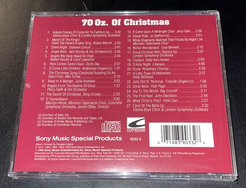 "70 OZ. OF CHRISTMAS" (CD 1993) 27-Tracks Goulet/Vienna Boy's Choir *EXCELLENT* - Picture 2 of 7