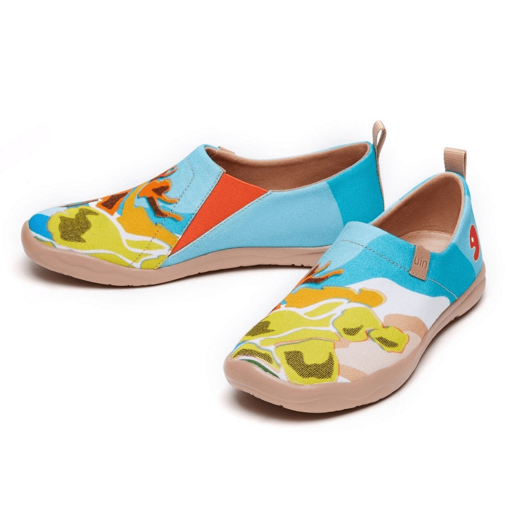 UIN x National Gallery Collaboration Slip On Art Travel Shoes- ballet dancers