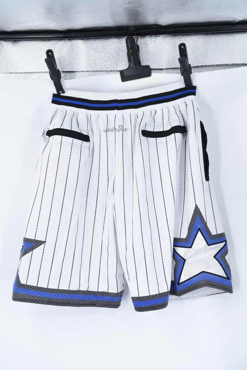 Orlando Magic Just Don Embroidered White 1992-93 Shorts