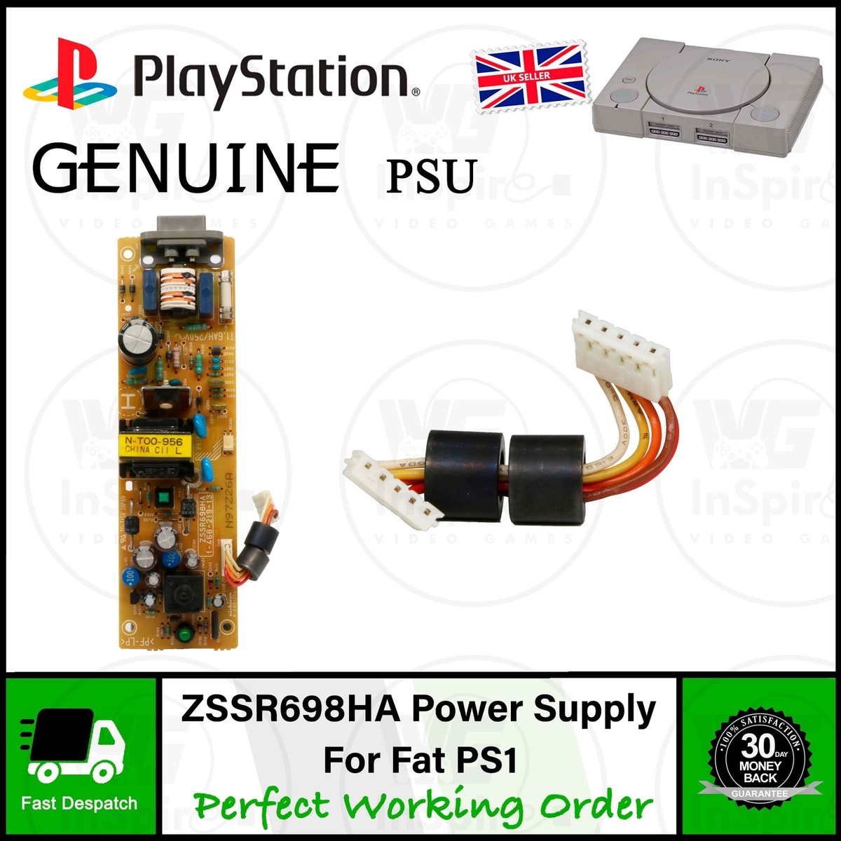 Genuine Replacement Parts Spares for Sony Playstation PS1 Consoles