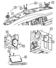 2008 dodge ram infinity speaker replacement