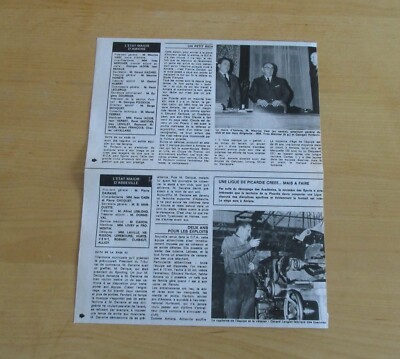 Mini-Poster Équipe 1965/66 - Abbeville Sporting Club - Photo Recto Verso Vintage