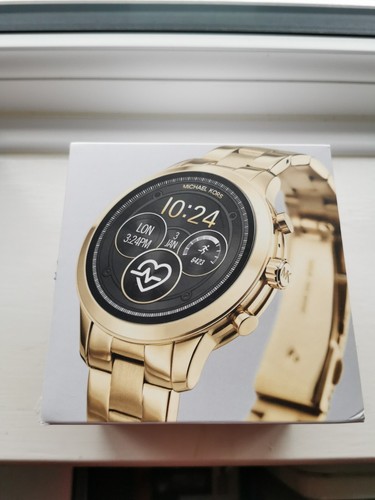 Michael Kors Damen Digitaluhr mit Edelstahlarmband MKT5045