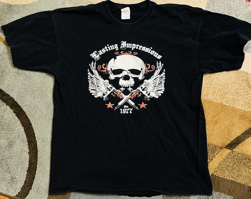 Lasting Impressions Jim’s Tattoo Shop Mens XL Tshirt Pre-Owned Short Sleeve