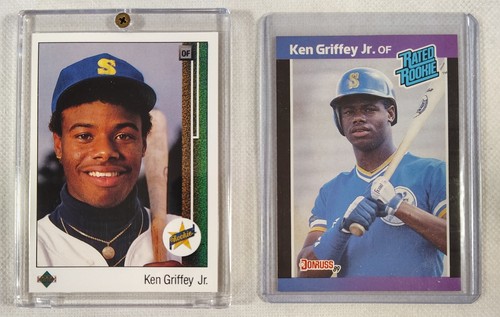1989 UPPER DECK & DONRUSS COMPLETE SETs W/ #33 ROOKIE #1 KEN GRIFFEY JR RC MINT - Bild 2 von 3