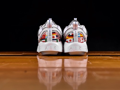 Nike Air Zoom Spiridon 16 NIC QS bandiera internazionale taglia 8 AO5121-100 molto rare! - Foto 4 di 6