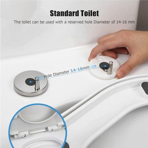 4x Toilet Seat Bolts and Screws Quick Release Top Hinge Fixings Replacement Part - Picture 6 of 11