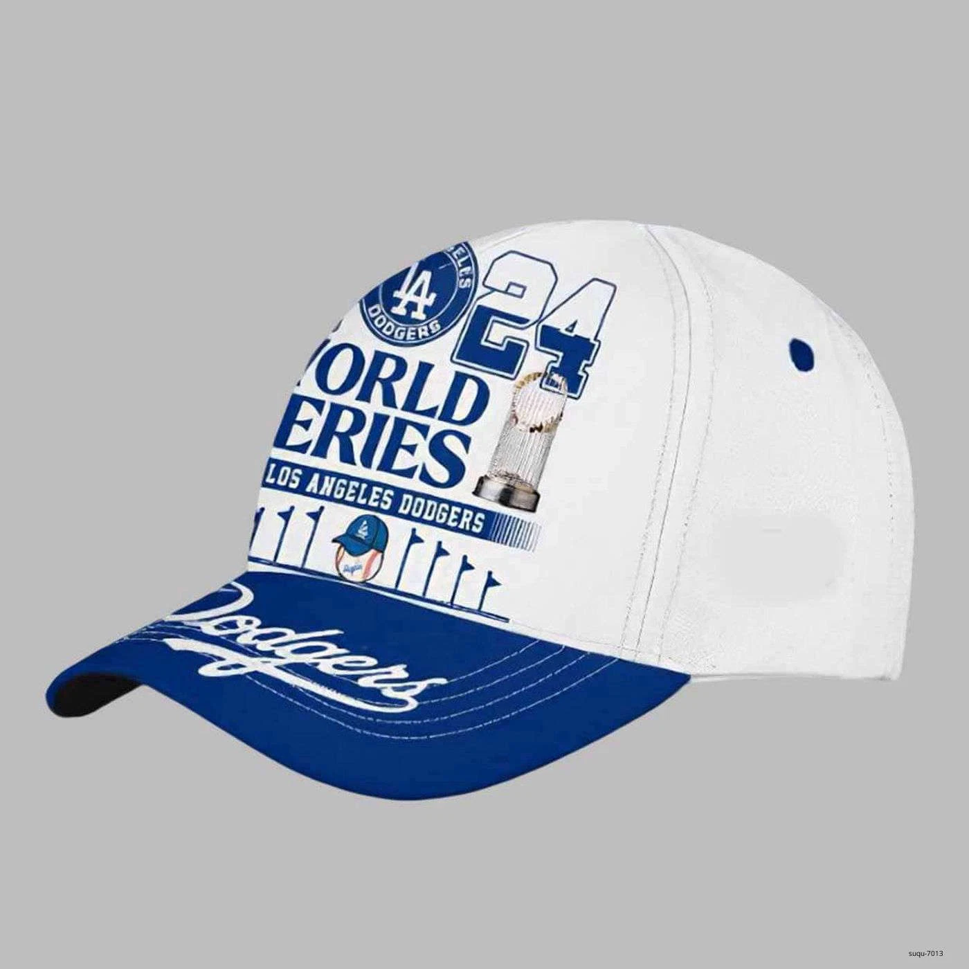 2024 World Series LA Dodgers Baseball Cap, Christmas Gift For Baseball Lover