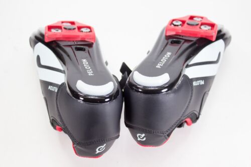Peloton Cycling Shoes Womens Size EU 38 US 7.5 Black Red Cleats Bicycle Indoor - Picture 12 of 12